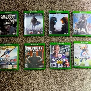 8 pack of video games, Xbox